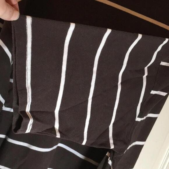 🍁Avirex XXL brown white striped collared shirt🍁 - Picture 5 of 7